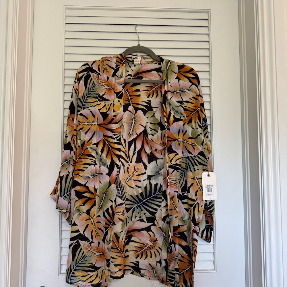Billabong Black Multi Tropical Print Shirt